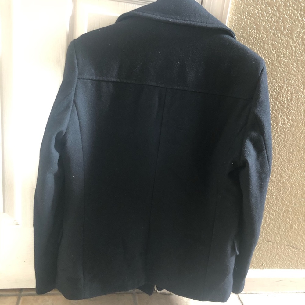 Men’s wool sailor style peacoat